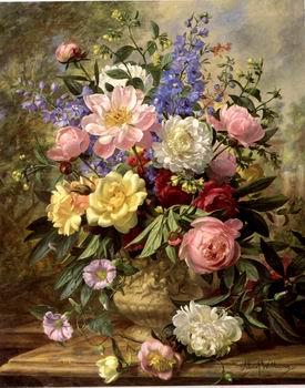 unknow artist Floral, beautiful classical still life of flowers.093 oil painting picture